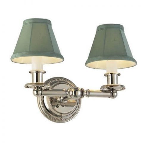 Carlton™ Two Light Straight Arm Sconce with electric candles