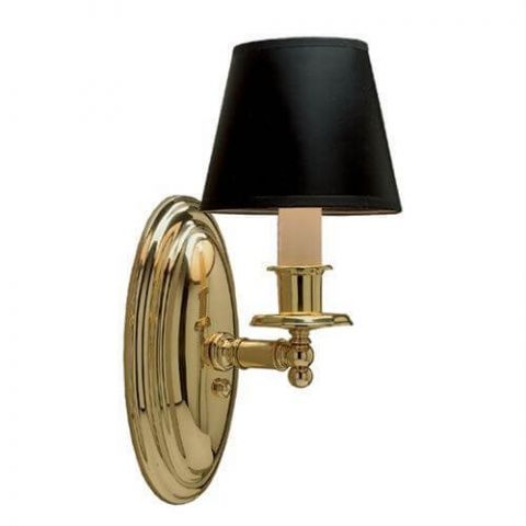 Canterbury™ One Light Straight Arm Sconce with electric candle