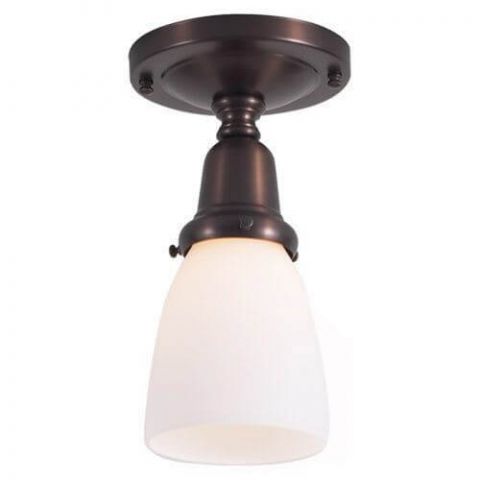 Retro™ One Light Flush Ceiling Fixture with 2-1/4 in. shade holder