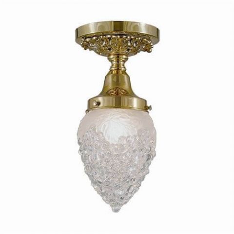 Provence™ One Light Flush Ceiling Fixture with 3-1/4 in. shade holder