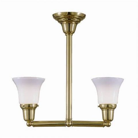 Shoreland™ Two Light Pendant with 2-1/4 in. shade holders up