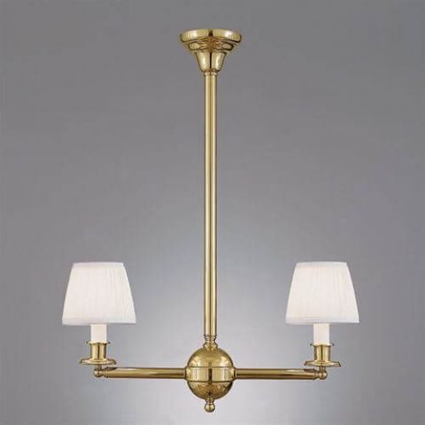 Shoreland™ Two Light Chandelier with electric candles