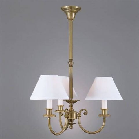 Provence™ Three Light Chandelier with electric candles
