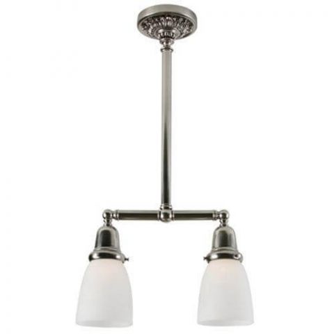 Sunflower™ Two Light Narrow Pendant with 2-1/4 in. shade holders down