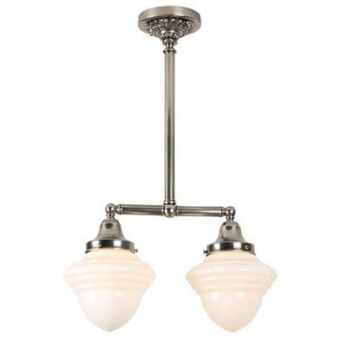 Sunflower™ Two Light Narrow Pendant with 3-1/4 in. shade holders down