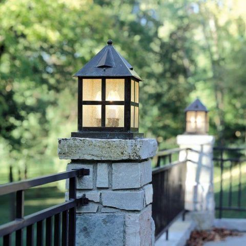 Cottage™ Lantern 10 in. Wide Exterior Pier Light