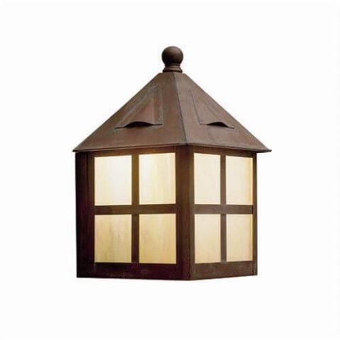 Cottage Lantern™ 8 in. Wide Flush Exterior Wall Light