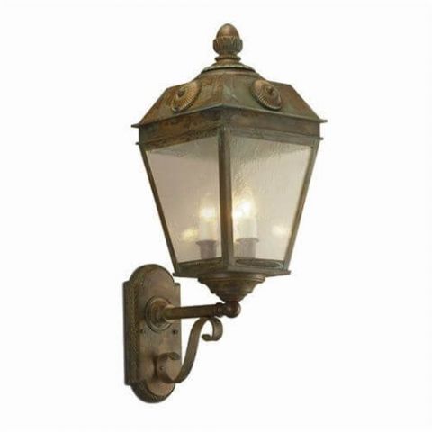 French Country Lantern™ 11 in. Wide Scrolled Coach Exterior Wall Light