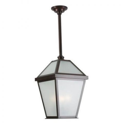 London Lantern™ 12 in. Wide Solid Stem Exterior Pendant Light