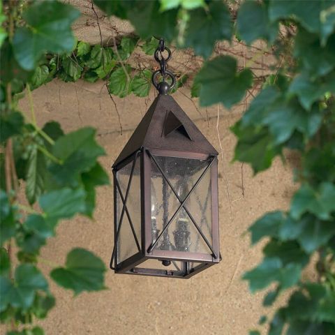 Lancaster Lantern™ 6 in. Wide Chain Hung Exterior Pendant Light