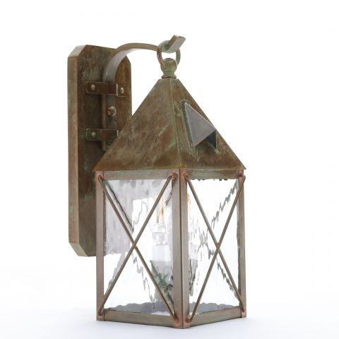 Lancaster™ Lantern 6 in. Wide Scrolled Hook Exterior Wall Light