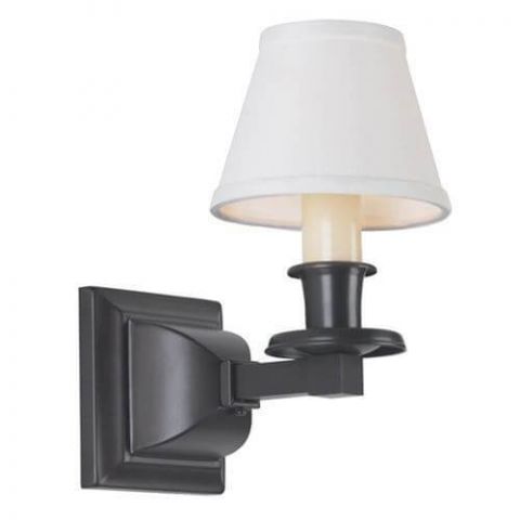 Oak Park™ One Light Straight Arm Sconce with electric candle