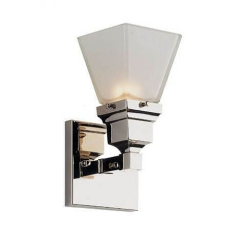 Spring Green™ One Light Straight Arm Sconce with 2-1/4 in. shade holder