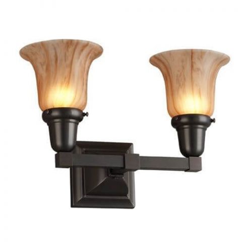 Glen Ellyn™ Two Light Straight Arm Sconce with 2-1/4 in. shade holders
