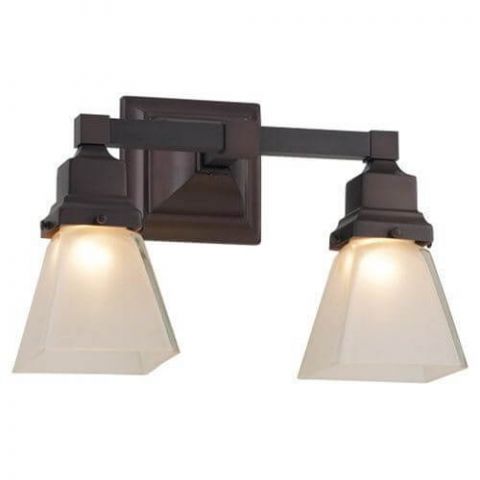 Oak Park™ Two Light Straight Arm Sconce with 2-1/4 in. shade holders