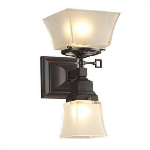 Summit™ Two Light Gas-Electric Sconce with 2-1/4 in. & 4-1/4 in. shade holders