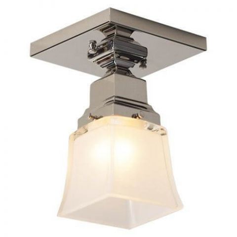 Spring Green™ One Light Flush Ceiling Fixture with 2-1/4 in. shade holder