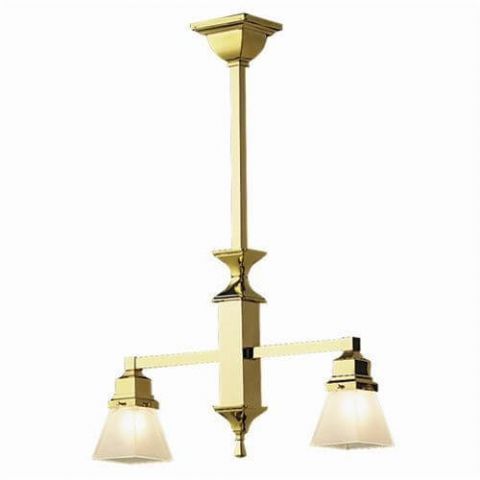 Hartford™ Two Light Pendant with 2-1/4 in. shade holders down