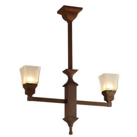 Hartford™ Two Light Pendant with 2-1/4 in. shade holders up