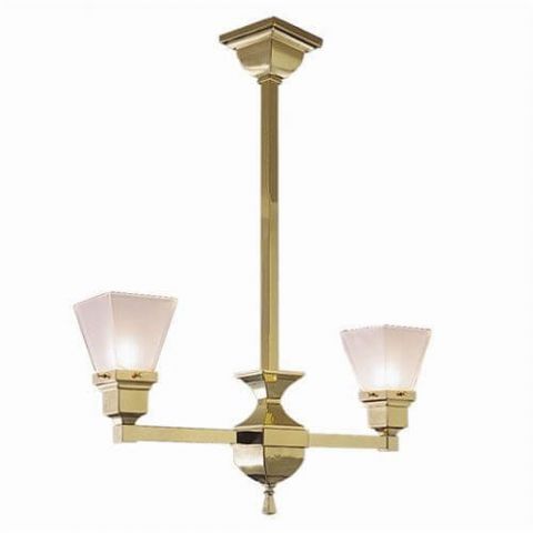 Oak Park™ Two Light Chandelier with 2-1/4 in. shade holders up