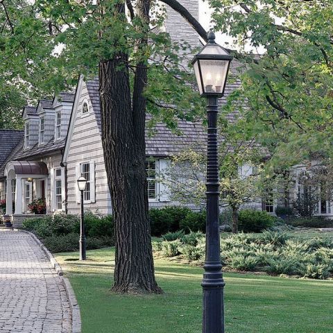 London™ Lantern 12 in. Wide Exterior Post Light