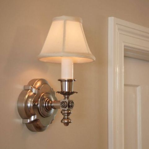 Montclair™ One Light Straight Arm Sconce with electric candle