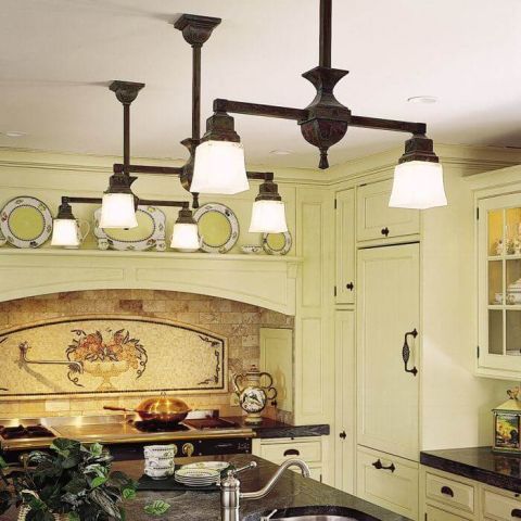 Oak Park™ Two Light Chandelier with 2-1/4 in. shade holders down