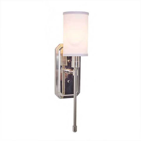 Modern One Light Sconce with drop finial