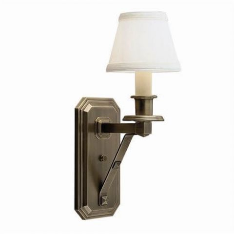 Geneva™ One Light Bracket Sconce with electric candle