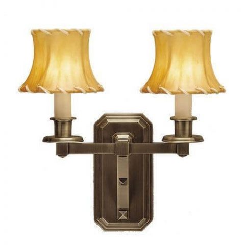 Geneva™ Two Light Bracket Sconce with electric candles
