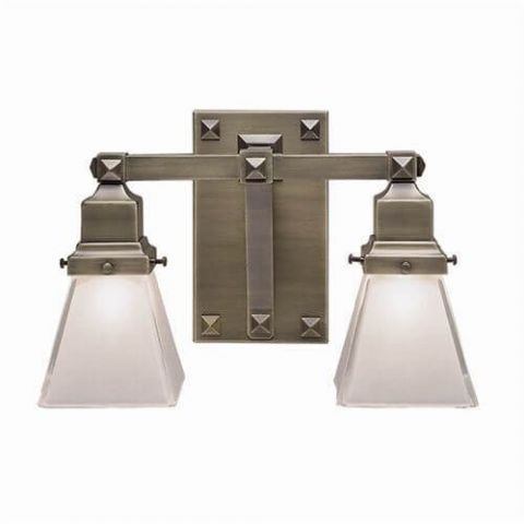 Nashota™ Two Light Bracket Sconce with 2-1/4 in. shade holders