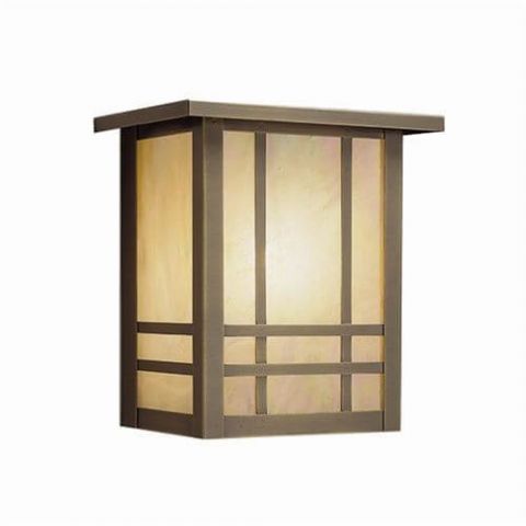 Chicago Lantern™ 8 in. Wide Flush Exterior Wall Light with Roof