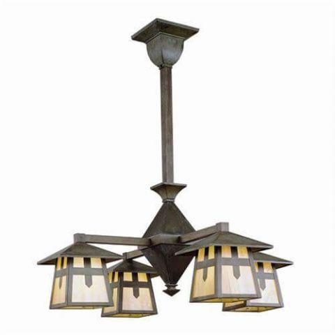 Stamford™ Four Light Rustic Chandelier
