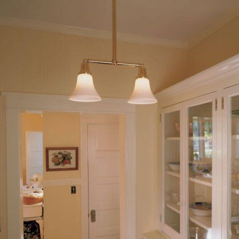 Shoreland™ Two Light Pendant with 2-1/4 in. shade holders down