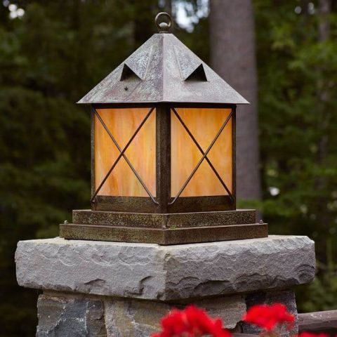 Stonehaven™ Lantern 14 in. Driveway Pier Light