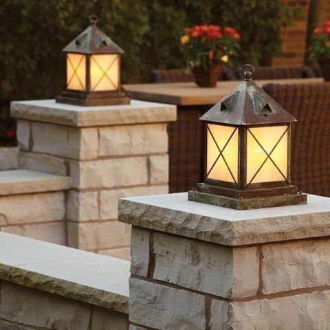 Stonehaven™ Lantern 10 in. Rustic Pier Light