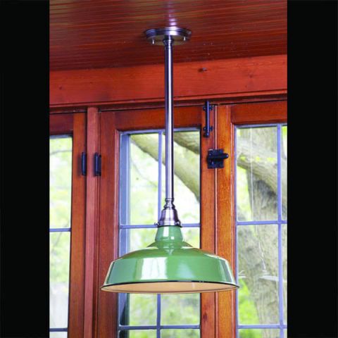 Original Enamel Shade Bistro Pendant light