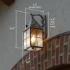 Lancaster™ Lantern 7 in. Wide Scrolled Hook Exterior Wall Light