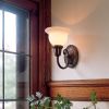Provence™ One Light Curved Arm French Country Wall Sconce