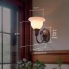 Provence™ One Light Curved Arm Lobby Wall Sconce
