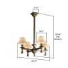 Wentworth™ Four Light Old English Chandelier