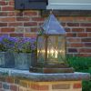 Lantern 8" Wide Exterior Pier Light