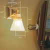 Oak Park™ One Light Straight Arm Craftsman Style Conference Room Wall Sconce