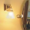 Oak Park™ One Light Straight Arm Craftsman Style Bedroom Wall Sconce