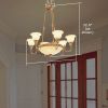 Tuscany with Band™ Alabaster Chandelier Light