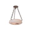Vine & Berry™ 19 in. Traditional Alabaster Pendant