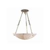 Pierian Muses™ 24 in. Traditional Handcarved Alabaster Pendant Light