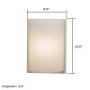 Cilindro™ 10.5 in. Modern Alabaster Wall Sconce