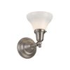 Shoreland One Light Straight Arm Traditional Wall Sconce