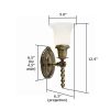 Sheraton™ One Light Straight Arm Bedroom Wall Sconce
